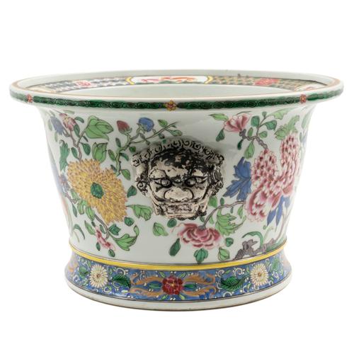 A SAMSON OF PARIS PORCELAIN JARDINIERE