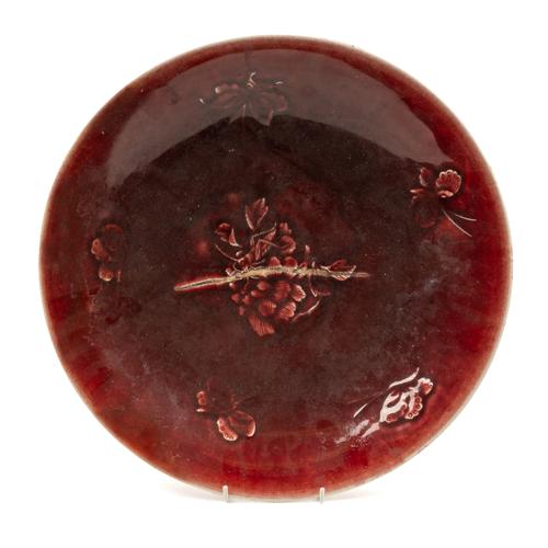 A CHINESE FLAMBE-GLAZED CHARGER