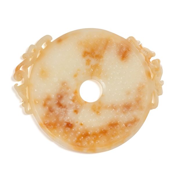 A CHINESE JADE BI DISC