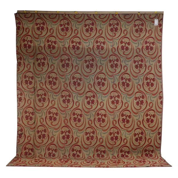 AN ARTS & CRAFTS STYLE JACQUARD WOVEN DOUBLE SIDED WALL HANGING