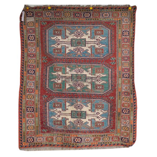 A SOUMAC CARPET, CAUCASIAN