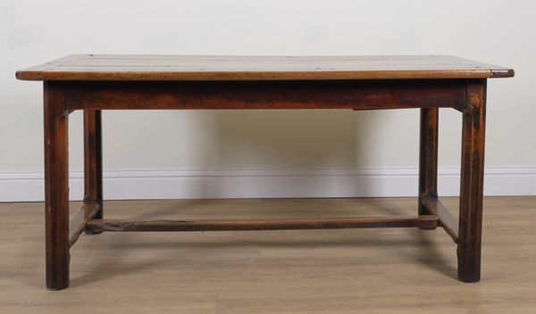 AN 18TH CENTURY FRENCH FRUITWOOD KITCHEN TABLE