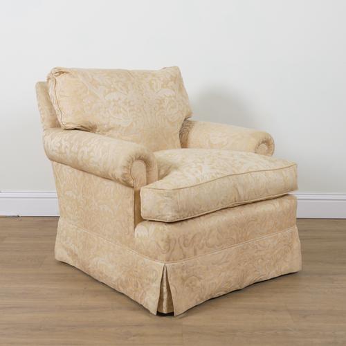 A VICTORIAN STYLE ARMCHAIR