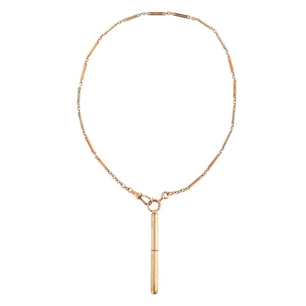 A CHAIN WITH A PROPELLING PENCIL