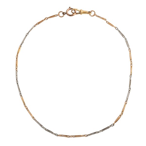 A BICOLOUR DRESS ALBERT CHAIN