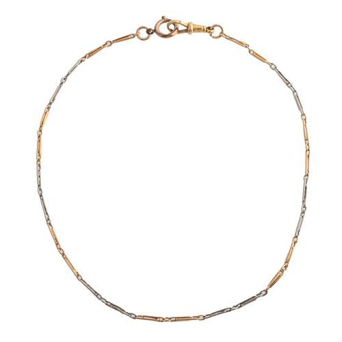 A BICOLOUR DRESS ALBERT CHAIN