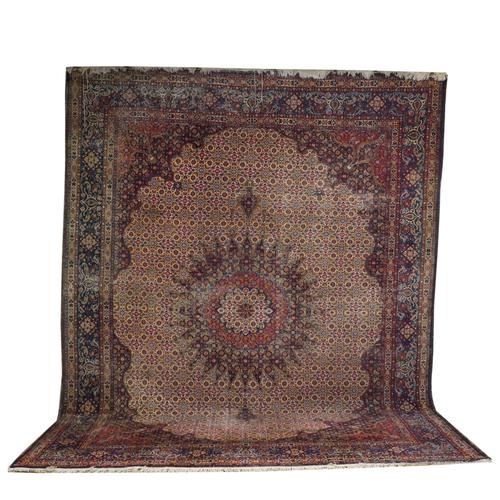 A MASHHAD CARPET, PERSIAN