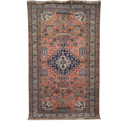 A CAUCASIAN PRAYER RUG & A PERSIAN CARPET (2)