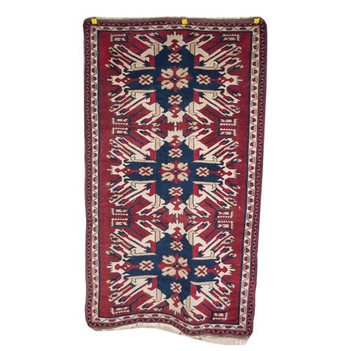 A TURKISH COPY OF A KAZAKH DESIGN RUG