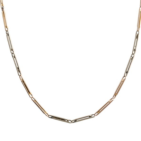 A BICOLOUR DRESS ALBERT CHAIN