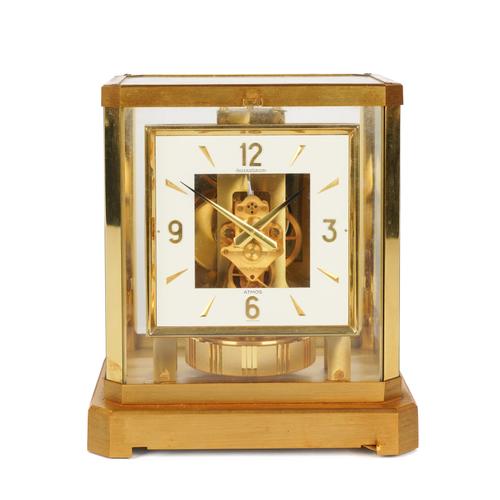 JAEGER-LECOULTRE: A SWISS GILT-BRASS ATMOS CLOCK