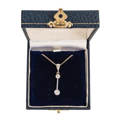 A DIAMOND DROP NECKLACE (2)