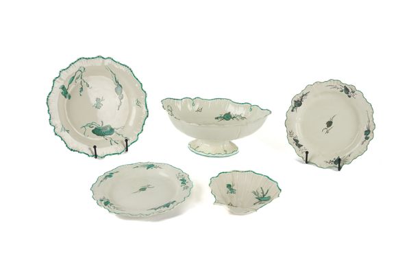 A GROUP OF WEDGWOOD CREAMWARE (5)