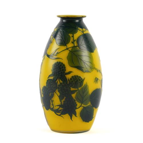 A LOETZ CAMEO GLASS VASE