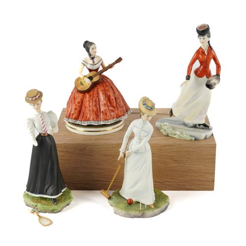FOUR ROYAL WORCESTER LIMITED EDITION FIGURES FROM THE VICTORIAN LADIES SERIES