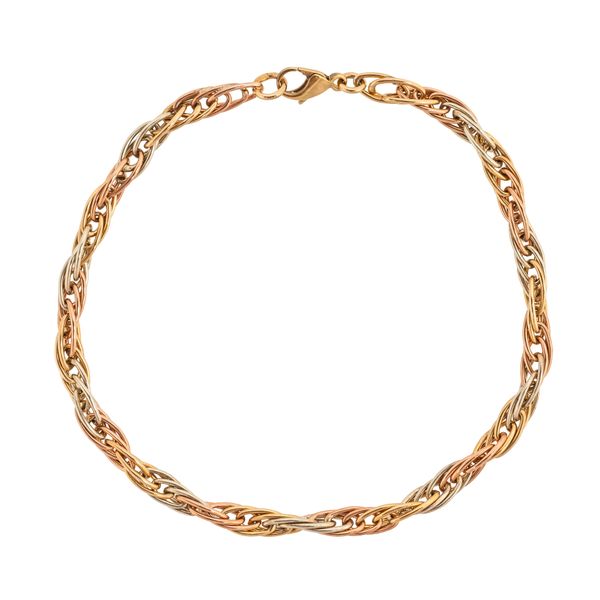 A GOLD ANKLE BRACELET (2)
