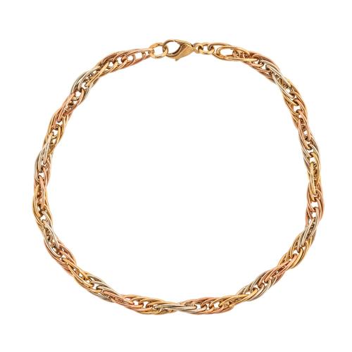 A GOLD ANKLE BRACELET (2)