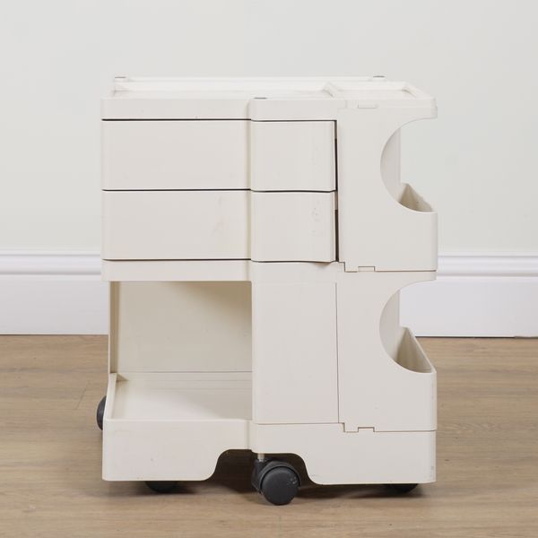 JOE COLUMBO BOBY B-LINE; A 1970S PLASTIC TROLLEY STORAGE UNIT