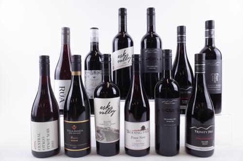 12 BOTTLES NEW ZEALAND RED WINE