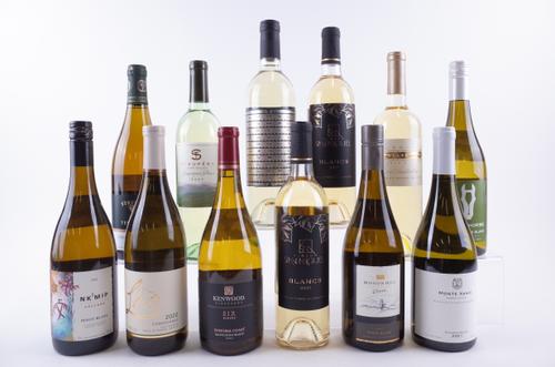 12 BOTTLES AMERICAN, MEXICAN AND CANADIAN WHITE WINE