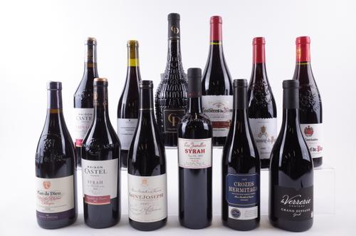 12 BOTTLES FRENCH RED WINE