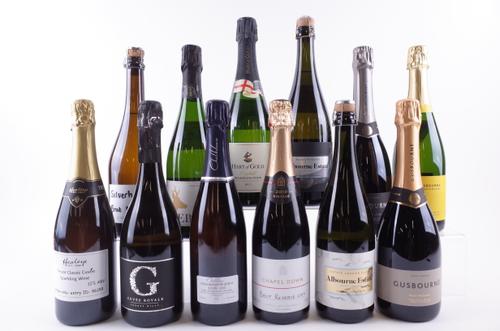 12 BOTTLES ENGLISH SPARKLING WINE