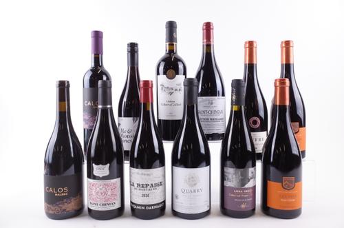 12 BOTTLES FRENCH RED WINE