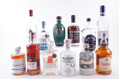 12 BOTTLES VARIOUS SPIRITS