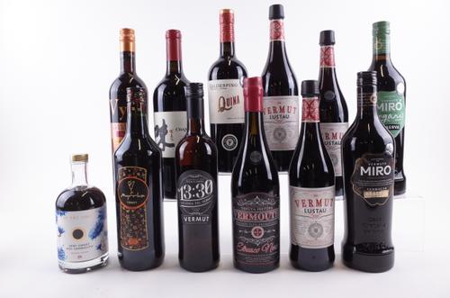 12 BOTTLES RED VERMOUTH