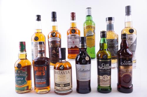 11 BOTTLES BLENDED SCOTCH WHISKY AND 1 INDONESIAN BLENDED