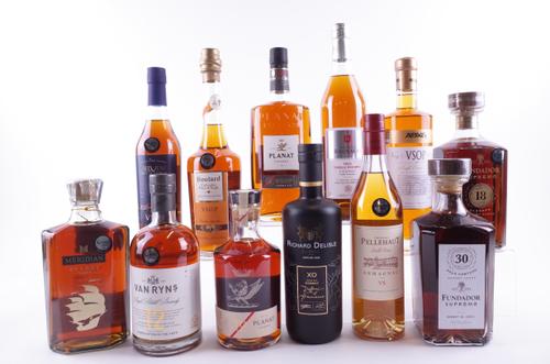 12 BOTTLES BRANDY