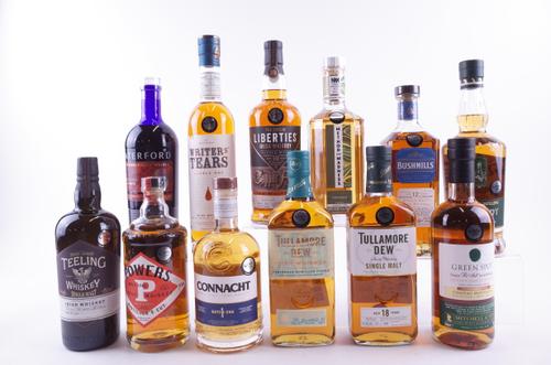 11 BOTTLES IRISH WHISKEY AND 1 SCOTCH WHISKY