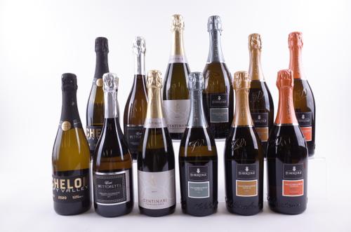 10 BOTTLES ITALIAN AND 2 NEW ZEALAND SPARKLING WINE