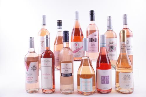 10 BOTTLES ITALIAN, 1 PORTUGUESE AND 1 FRENCH ROSÉ WINE