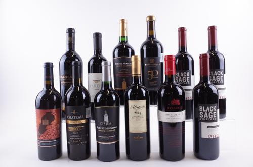 12 BOTTLES CANADIAN, ISRAELI, LEBANESE, AMERICAN AND MEXICAN RED WINE
