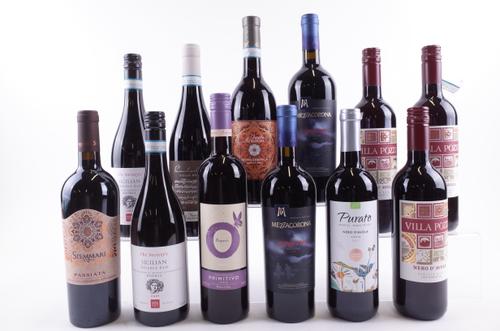 12 BOTTLES ITALIAN RED WINE