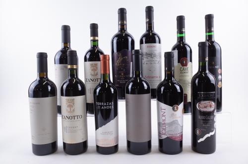 12 BOTTLES BRAZILIAN RED WINE