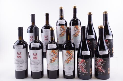 12 BOTTLES CHINESE RED WINE