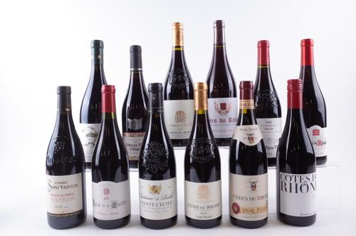 12 BOTTLES CÔTES-DU-RHÔNE