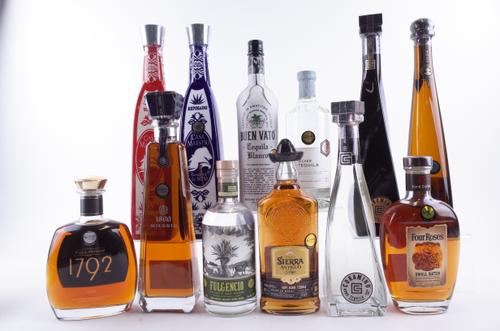 10 BOTTLES TEQUILA AND 2 WHISKEY