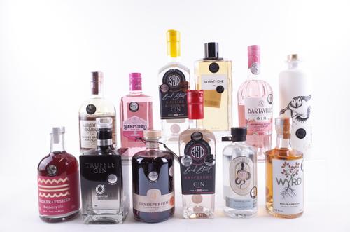12 BOTTLES FLAVOURED GIN