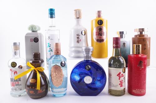 11 BOTTLES BAIJIU AND 1 EAU DE VIE