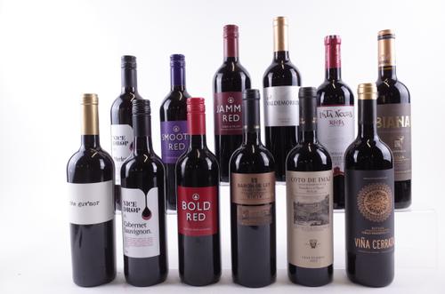 12 BOTTLES SPANISH RED WINE