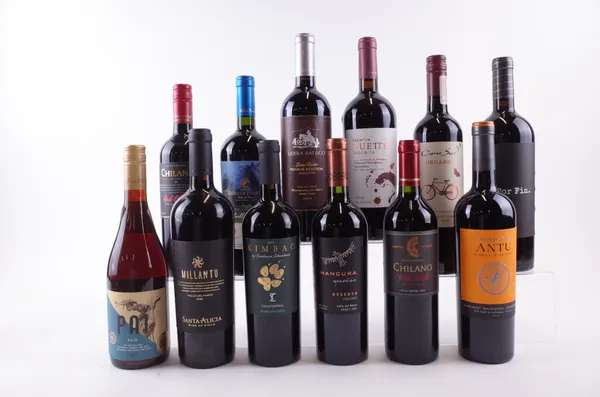 12 BOTTLES CHILEAN RED WINE