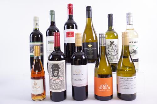 5 BOTTLES WHITE, 5 RED AND 1 DESSERT WINE