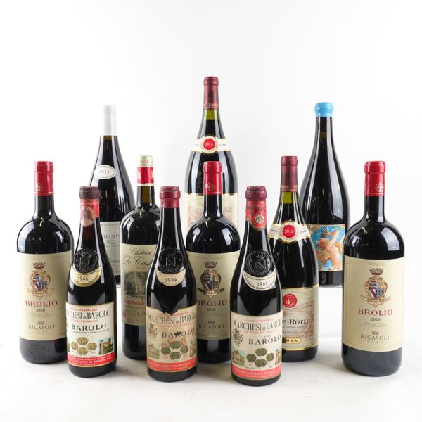ELEVEN BOTTLES SPANISH AND FRENCH RED WINE