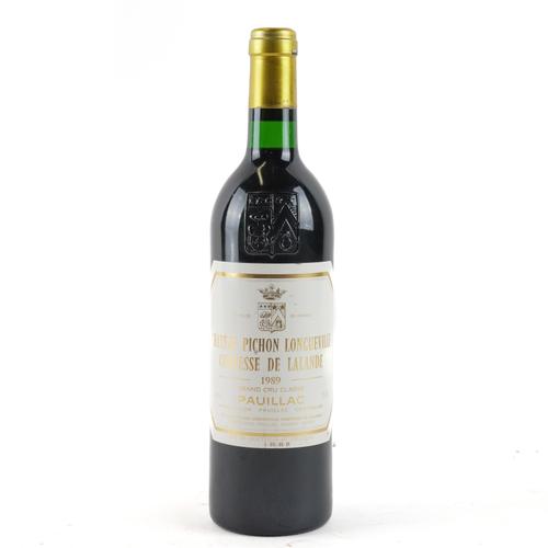 ONE BOTTLE CHATEAU PICHON LONGUEVILLE 1989