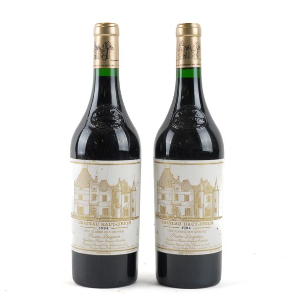 TWO BOTTLES CHATEAU HAUT=BRION 1994 (2)