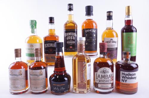 TWELVE BOTTLES WHISKY