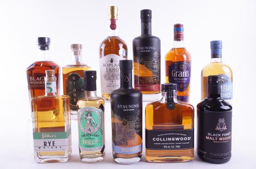 ELEVEN BOTTLES WHISKY